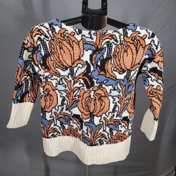 Floral Patterned Sweater - Multicolor - Picture 1 of 8